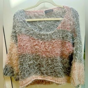 Kosmika mohair cropped sweater. Looks handmade!